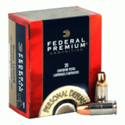 FEDERAL AMMO PREMIUM 9MM LUGER 124GR. HYDRA-SHOK JHP 20-PACK