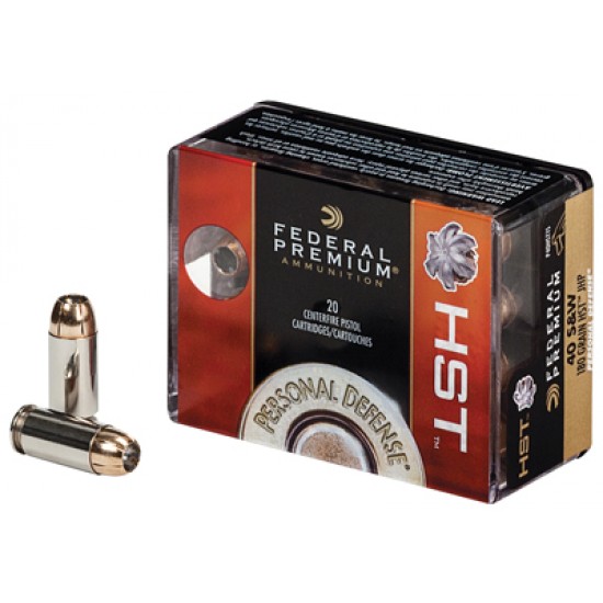 FEDERAL AMMO PREMIUM 9MM LUGER 124GR. HST JHP 20-PACK