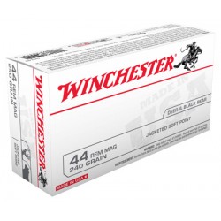WINCHESTER AMMO USA .44 REM MAGNUM 240GR. JSP 50-PACK