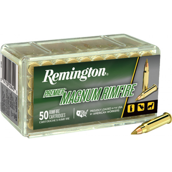 REMINGTON 17HMR 17GR JHP 50RD 40BX/CS