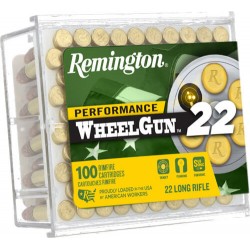 REMINGTON WHEELGUN 22LR 39GR TCLD 100RD 50BX/CS REMINGTON WHEELGUN 22LR 39GR TCLD 100RD 50BX/CS