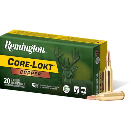 REMINGTON 30-06 150GR COPPER CORE-LOKT HP 20RD 10BX/CS