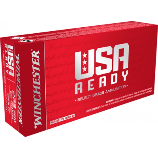 WINCHESTER AMMO USA READY .223 62GR. OPEN TIP MATCH 20-PACK