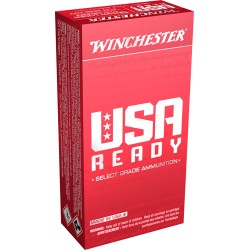 WINCHESTER AMMO USA READY 9MM LUGER 115GR. FMJ-MATCH 50-PACK