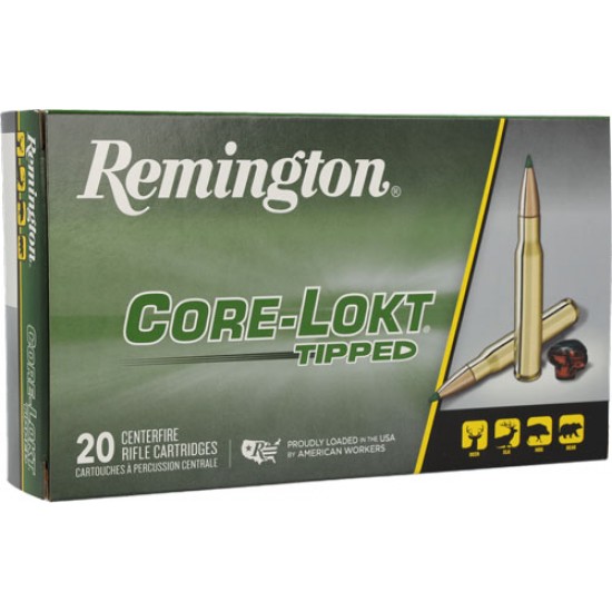 REMINGTON AMMO 6.5CM 129GR. CORE-LOKT TIPPED 20-PACK
