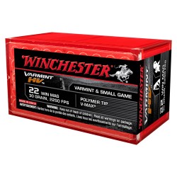 WINCHESTER AMMO SUPREME .22WMR 30GR. V-MAX 50-PACK