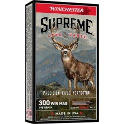 WINCHESTER SUPREME LR 300WM 195GR BC MAX 20RD 10BX/CS