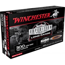 WINCHESTER AMMO SUPREME .300WM 190GR. ACCUBOND LR 20-PACK WINCHESTER AMMO SUPREME .300WM 190GR. ACCUBOND LR 20-PACK