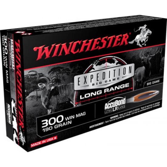 WINCHESTER AMMO SUPREME .300WM 190GR. ACCUBOND LR 20-PACK