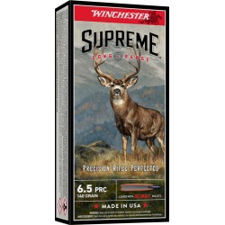WINCHESTER SUPREME LR 6.5 PRC 140GR BC MAX 20RD 10BX/CS