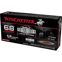 WINCHESTER AMMO SUPREME 6.8 WESTERN 160GR. ACCU-BOND LR 20-PACK WINCHESTER AMMO SUPREME 6.8 WESTERN 160GR. ACCU-BOND LR 20-PACK
