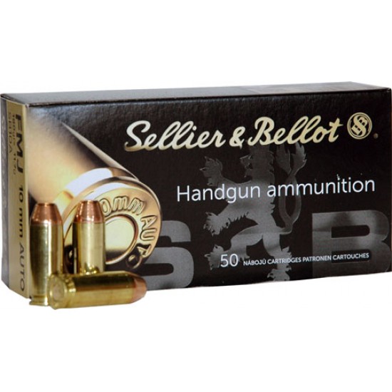 S&B AMMO 10MM 180GR. FMJ 50-PACK