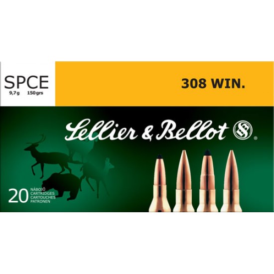 S&B AMMO .308WIN 150GR. SPCE 20-PACK