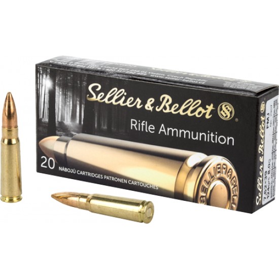 S&B AMMO 7.62X39 123GR. FMJ 20-PACK