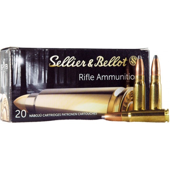 S&B AMMO 7.62 X 39 124GR.JSP 20-PACK