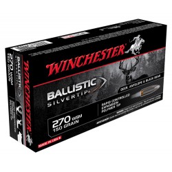 WINCHESTER AMMO SUPREME .270WSM 20-PK 150GR. BALLISTIC SILVER-TIP WINCHESTER AMMO SUPREME .270WSM 20-PK 150GR. BALLISTIC SILVER-TIP