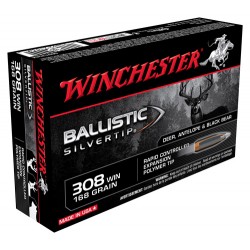 WINCHESTER AMMO SUPREME .308 20-PACK 168GR. BALLISTIC SILVER-TIP WINCHESTER AMMO SUPREME .308 20-PACK 168GR. BALLISTIC SILVER-TIP