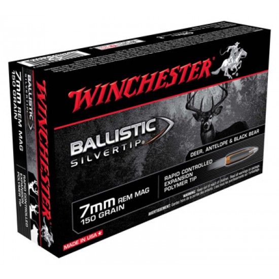 WINCHESTER AMMO SUPREME 7MM RM 20-PK 150GR. BALLISTIC SILVER-TIP