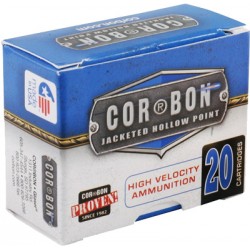 CORBON AMMO 9MM LUGER +P 90GR. JHP 20-PACK