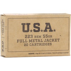 WINCHESTER USA 223 REMINGTON 55GR FMJ 20RD 50BX/CS WINCHESTER USA 223 REMINGTON 55GR FMJ 20RD 50BX/CS