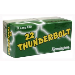 REMINGTON AMMO .22 LONG RIFLE 50-PK THUNDERBOLT 40GR. LEAD-RN
