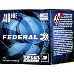 FEDERAL TOP GUN .410 1/2OZ #8 1330FPS 250RD CASE LOT