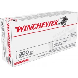 WINCHESTER AMMO USA .300 AAC BLACKOUT200GR. FMJ 20-PK WINCHESTER AMMO USA .300 AAC BLACKOUT200GR. FMJ 20-PK