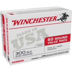 WINCHESTER USA 300 AAC 200GR FMJ 60RD 4BX/CS WINCHESTER USA 300 AAC 200GR FMJ 60RD 4BX/CS