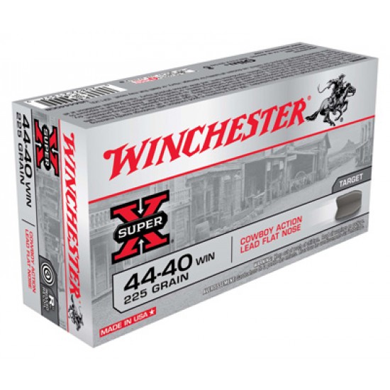 WINCHESTER AMMO COWBOY .44-40 WIN. 225GR. LEAD-FP 50-PACK