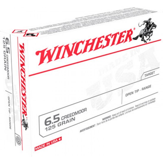 WINCHESTER AMMO USA 6.5 CREEDMOOR125GR. FMJ 20-PACK