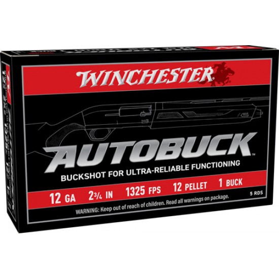 WINCHESTER AUTOBUCK 12GA 2.75