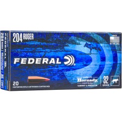 FEDERAL AMMO .204 RUGER 32GR. VMAX 20-PACK