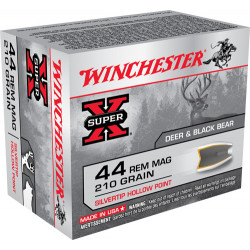 WINCHESTER SUPER-X 44 REM MAG 20RD 210GR SILVERTP HP WINCHESTER SUPER-X 44 REM MAG 20RD 210GR SILVERTP HP