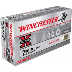 WINCHESTER WINCLEAN 9MM LUGER 147GR JSP 50RD 10BX/CS WINCHESTER WINCLEAN 9MM LUGER 147GR JSP 50RD 10BX/CS