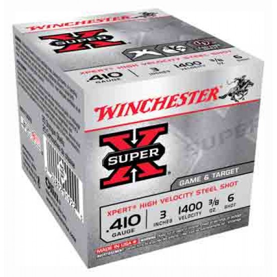 WINCHESTER XPERT STEEL 410 3" 3/8OZ #6 25RD 10BX/CS