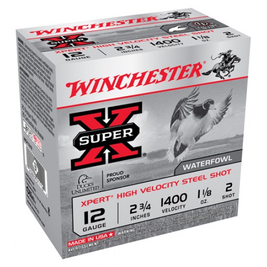 WINCHESTER XPERT 12GA 1400F #2 2.75