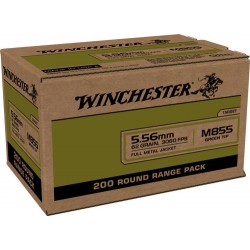 WINCHESTER AMMO USA 5.56X45 CASE LOT 62GR. GREEN TIP 800RD CASE WINCHESTER AMMO USA 5.56X45 CASE LOT 62GR. GREEN TIP 800RD CASE