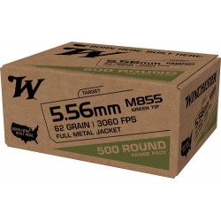 WINCHESTER AMMO USA 5.56X45 CASE LOT 62GR. GREEN TIP 1000RD CASE WINCHESTER AMMO USA 5.56X45 CASE LOT 62GR. GREEN TIP 1000RD CASE