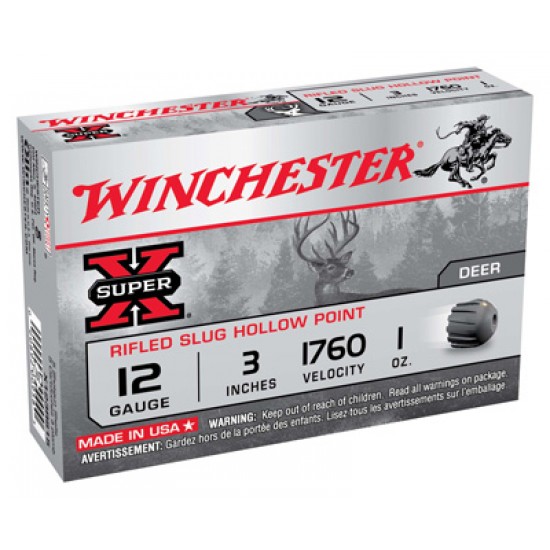 WINCHESTER AMMO SUPER-X SLUGS 12GA. 3