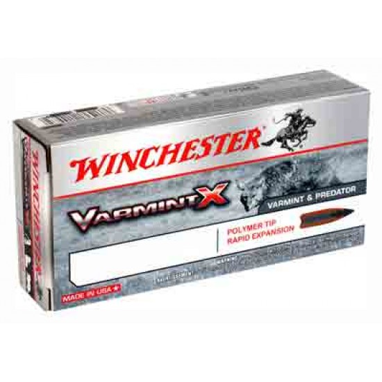 WINCHESTER AMMO VARMINT-X .22-250 55GR. POLYMER TIPPED 20-PACK