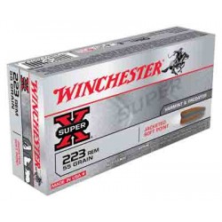 WINCHESTER AMMO SUPER-X .223 REMINGTON 55GR. JSP 20-PACK