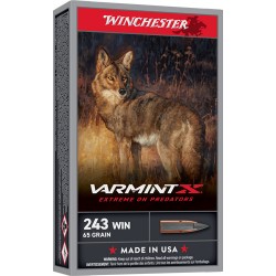 WINCHESTER VARMINT-XP 243 WIN 65GR EXTREME PT 20RD 10BX/CS WINCHESTER VARMINT-XP 243 WIN 65GR EXTREME PT 20RD 10BX/CS