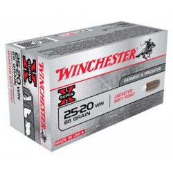 WINCHESTER AMMO SUPER-X .25-20 WIN. 86GR. JSP-FP 50-PACK