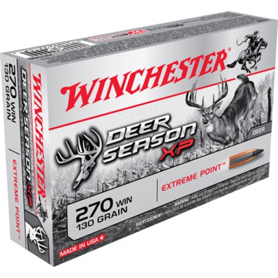 WINCHESTER AMMO DEER XP .270WINCHESTER 130GR. EXTREME POWER PNT 20PK