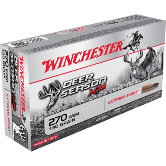 WINCHESTER AMMO DEER XP .270WSM 130GR. EXTREME POWER PNT 20PK