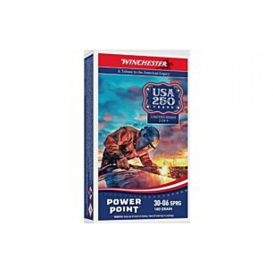 WINCHESTER SUPER-X 30-06 180GR POWER POINT 20RD