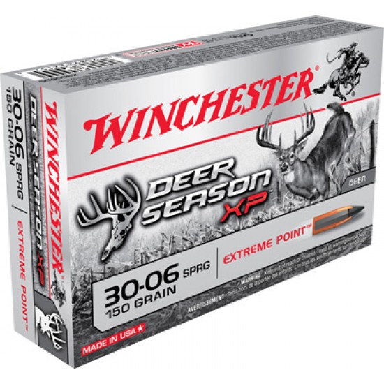 WINCHESTER AMMO DEER XP .30-06 20 PK 150GR. EXTREME POINT 20 PACK