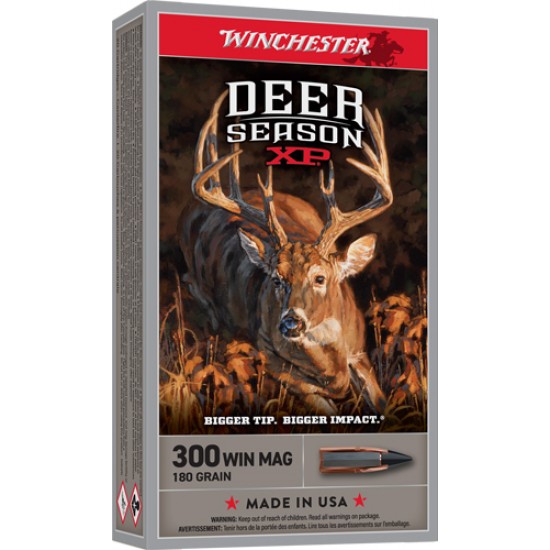 WINCHESTER DEER XP 300 WIN MAG 180GR EXTREME PT 20RD 10BX/CS