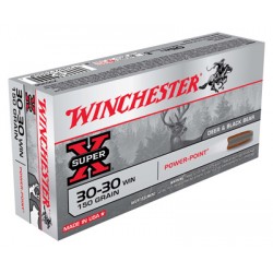 WINCHESTER AMMO SUPER-X .30-30 WIN. 150GR. POWER POINT 20-PACK
