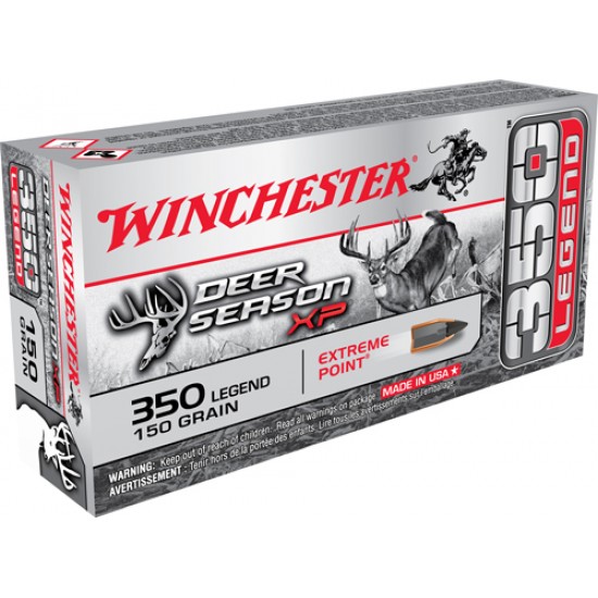 WINCHESTER AMMO DEER XP .350 LEGEND 150GR. EXTREME POINT 20 PACK